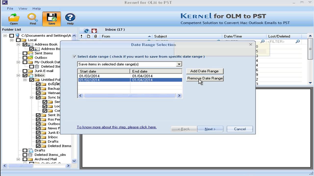 olm files into outlook pst